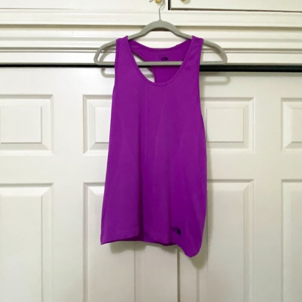 Northface Womens Racerback Tank in Purple - Size Large